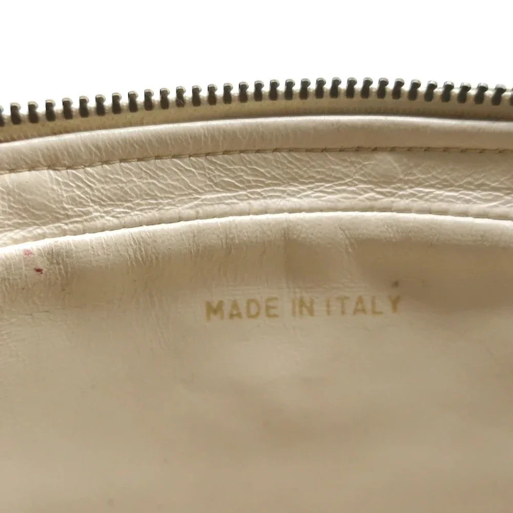 Vintage Chanel Quilted Tassel Camera Bag Beige Leather Chain Strap Shoulder Bag - Picture 12 of 12